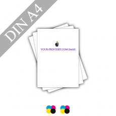Flyer | 400g Bilderdruckpapier weiss | DIN A4 | 4/4-farbig